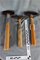Three (3) Blue Grass Hammers