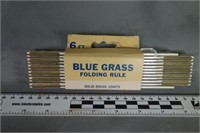 NOS Blue Grass 72 in. Folding Rule