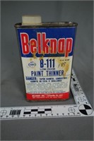 Belknap B-111 paint thinner can