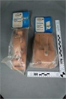 Two (2) NOS Blue Grass leather accessories