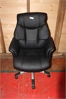 black cushion rolling  office chair