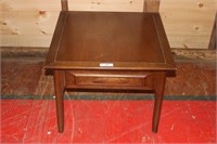 single drawer wooden side/coffee table by Koehler