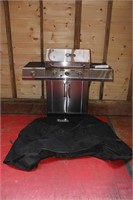 Char-Broil RED grill with cover and manual