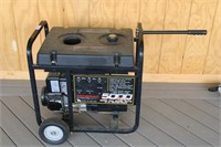 Generac 5000 watt 10hp tecumseh portable generator