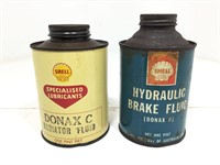 2 x Round Shell Donax Pint Tins