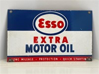 Original Esso Extra Enamel Rack Sign
