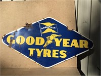 Original Double Sided Goodyear Sign