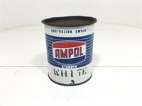 Ampol 1lb "White" Grease Tin