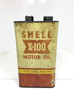 Shell X-100 Gallon Tin