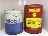 2 x Drums - Mobil & Shell