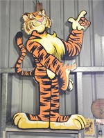 Original Esso "Tony the Tiger" Corflute Sign
