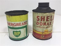 Shell Donax Imp Pint & BP Energrease 1lb Tins