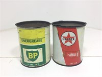 BP Energrease & Caltex Marfak 1lb Grease Tins