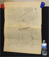 Defence Army Survey Map Orangeville ON 1952