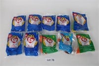 10 assorted -McDonalds TY Beanie Babies