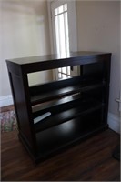 Double Sided Wood Bookcase