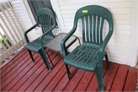 Poly Chairs & Patio Table