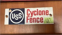 USS Cyclone Fence porcelain sgn