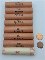 Uncirculated Penny Rolls and Mistrikes