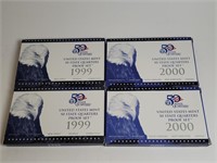 1999 2000 State Quarters Proof Sets
