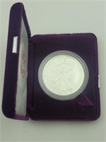 1990  American Eagle Proof Silver 1oz Boxed