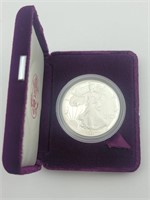 1991 American Eagle Proof Silver 1oz Boxed
