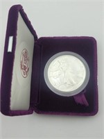 1992 American Eagle Proof Silver 1oz Boxed