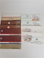 1984 to 1989 US Mint Uncirculated Sets