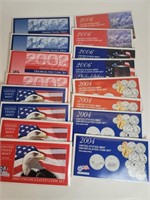 2002 to 2006 US Mint Uncirculated Mint Sets
