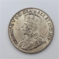 1936 Silver Canadian Dollar
