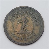 1863 Civil War Token Knickerbocker Currency Token