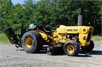 FORD 231 DIESEL TRACTOR & RANSOMES MOWER