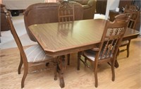 DINING TABLE & 5 CHAIRS