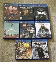 8 PS4 VIDEO GAMES