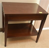 SINGLE DRAWER END TABLE