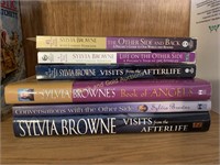 Group of six Sylvia Browne books