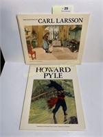 Howard Pyle and Carl Larsson art books