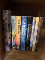 8 Anne McCaffrey hardcover fantasy books