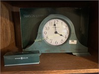 Pair of Howard Miller battery clocks