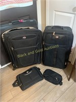 Large American Tourister spinner suitcase set