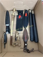 Box of Weapons: Daggers, Nunchucks, More