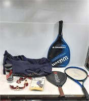 2 Tennis Raquets and Bag