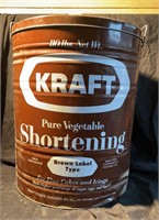Kraft Shortening Can
