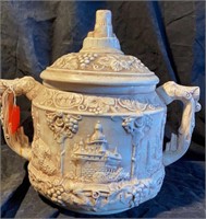 Vintage German Castle Cookie Jar