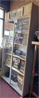 Large White Glass Display Case