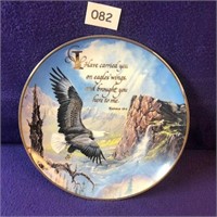 Carried On Eagles Wings plate see photos 082