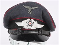 WWII NAZI GERMAN LUFTWAFFE FLAK VISOR CAP OR HAT