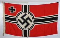 WWII NAZI GERMAN KRIEGSMARINE BATTLE FLAG 80X135