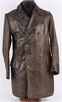 WWII KM DECK PERSONNEL'S PROTECTIVE LEATHER JACKET