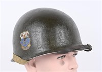 WWII 81ST DIVISION PAINTED FIXED BAIL HELMET WW2